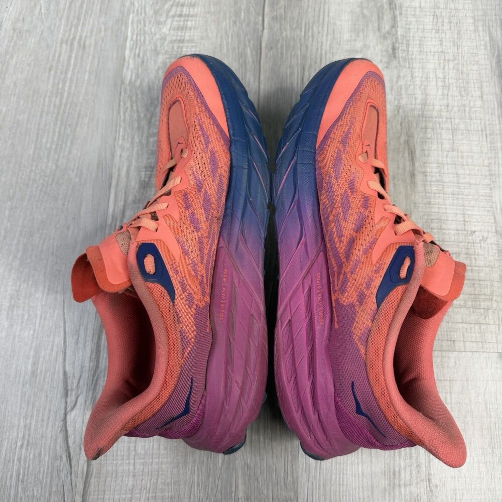 HOKA ONE ONE SPEEDGOAT 5 WOMEN'S FESTIVAL FUSCHIA CAMELLIA US 10 B HIKING H - Picture 8 of 12